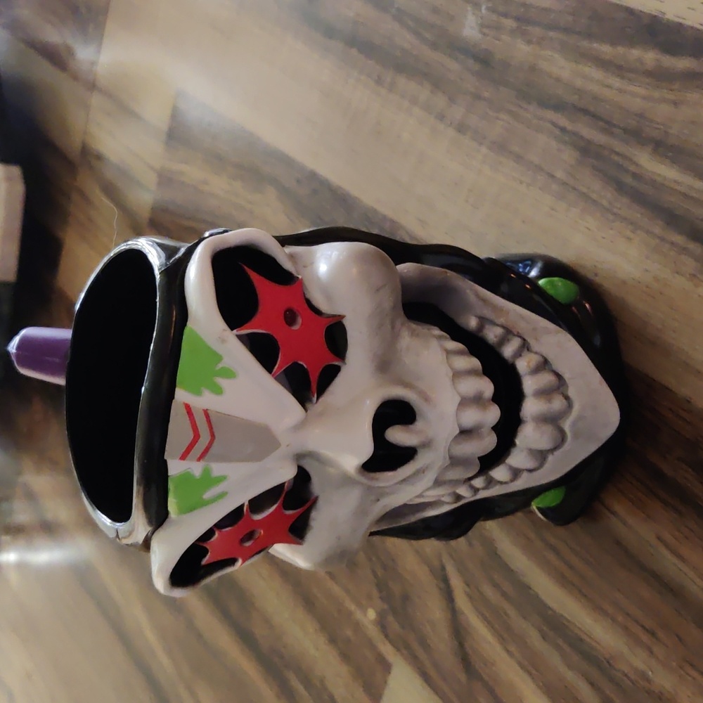 Monster Jam Grave Digger Truck Cup Mug Plastic Halloween Horror Skelton monster